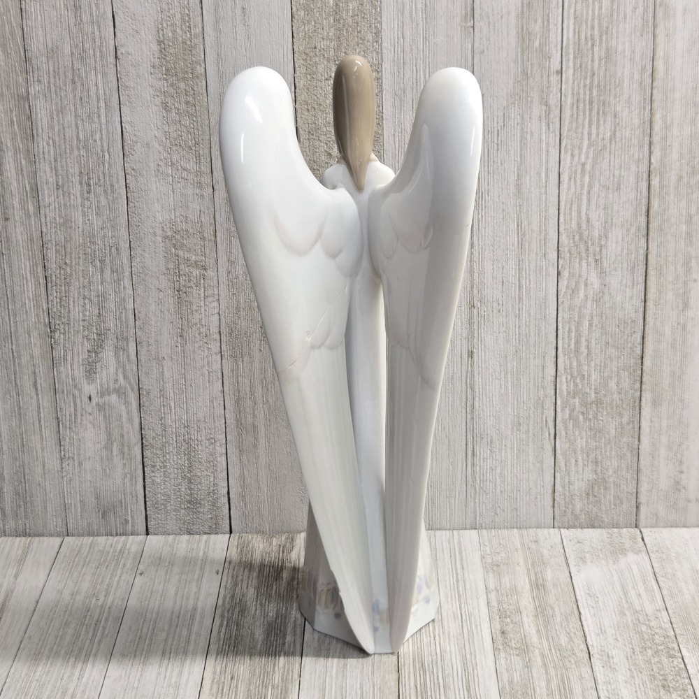 Lladro NAO An Angel's Prayer Porcelain Figurine Large Vintage Christmas - Picture 5 of 12